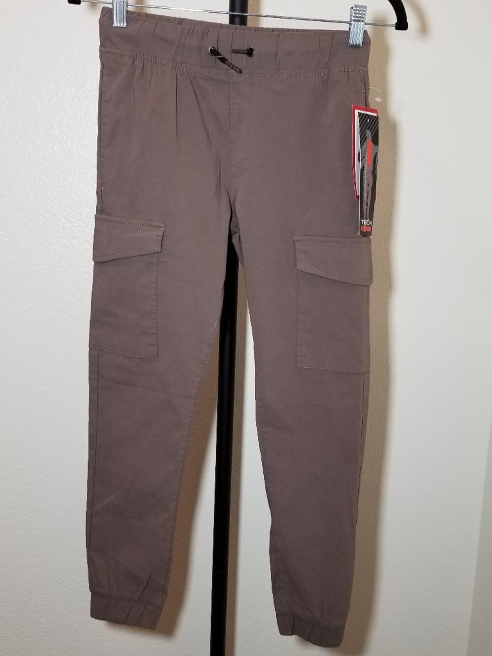 Ring Of Fire Cargo Jogger Tech Fabric Brown Boy Size 10 Street‎ Retro Skate Camp
